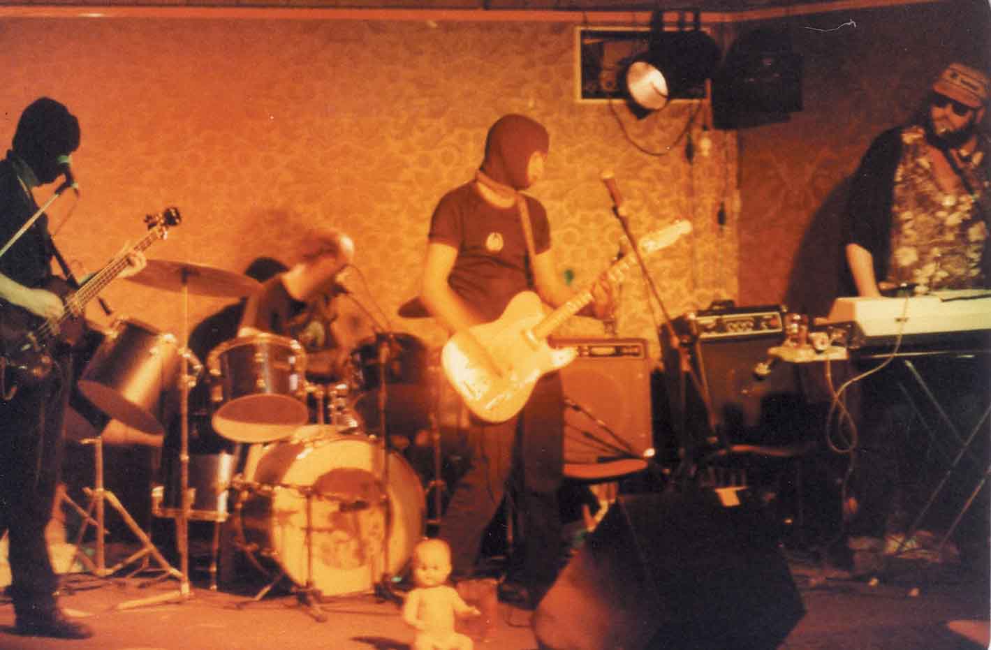 The Black Assassins at Souths Leagues Club, Brisbane, 1982.